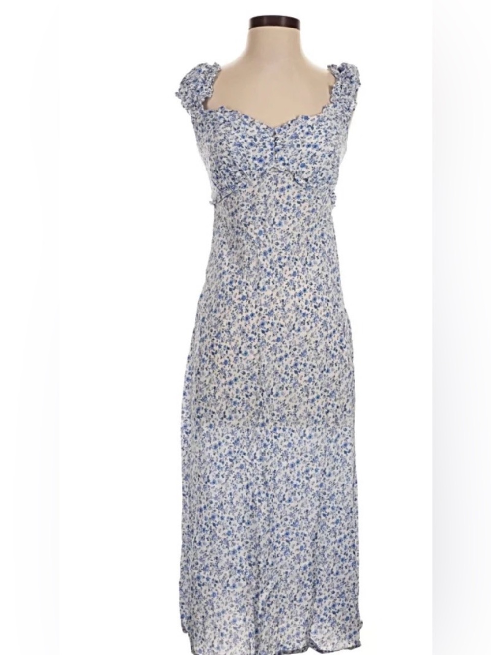 GAP Blue and White Floral Maxi Dress